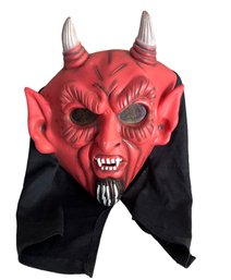 Vintage Rubber Halloween Devil Mask