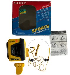 Vintage SONY Sports Walkman AM/FM Cassette Player