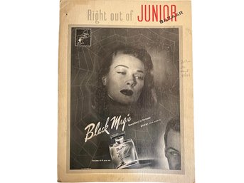 1930s BOMBI- BLACK MAGIC Advertising Card
