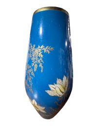 Vintage Hand Decorated Bavarian Gilded Porcelain Vase