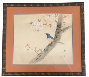 Japanese Watercolor On Silk  (DY)