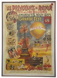 Reproduction Of 1893 French Festival Poster