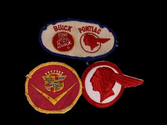 Buick And Pontiac Embroidered Patches