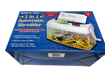 Automatic Paper Shredder / New In Original Box