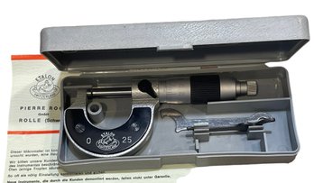 Vintage Etalon No. 225 Swiss Made 0-25mm Micrometer (G)