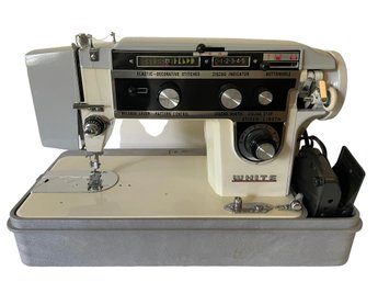 Vintage White Sewing Machine