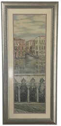 Vintage Framed Print Of Venice