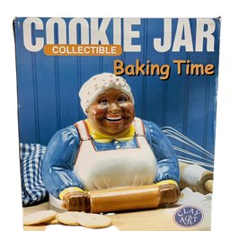 Vintage Baking Time Cookie Jar By Treasure Craft (b-25) New In Box
