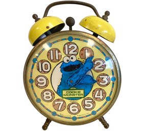 Vintage 'Cookie Monster' Alarm Clock By Bradley