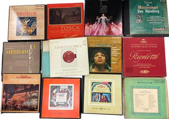 Twenty-Six Opera Boxed Sets Vinyl Record Albums