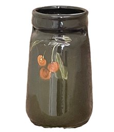 Antique McCoy Loy-Nel-Art Pottery Glazed Handled Vase