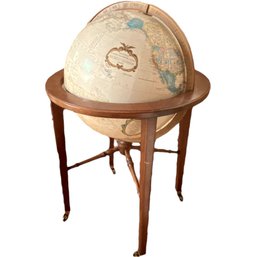 Vintage Replogue 16' World Globe On Rolling Pedestal