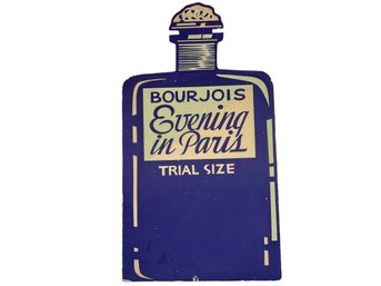 1930s BOUR JOIS EVENING IN PARIS Perfume Art Deco Advertising Card