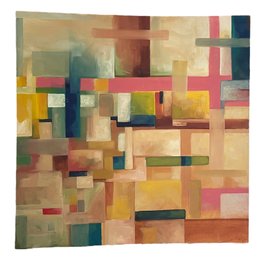 Large Abstract Painting On Canvas (AQ16)