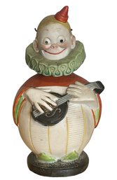 Antique Nodder Pin Holder 'Clown With Banjo' (O)