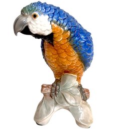 Vintage German Goebel Porcelain Parrot 1967