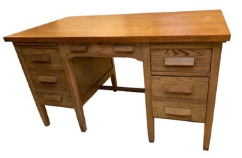 Vintage Oak University Desk