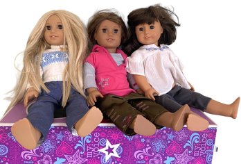 Three American Girl Dolls (E)