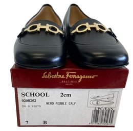 Salvatore Ferragamo Boutique 'School' Loafers Size 7B