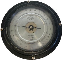 Vintage 1968 Russian USSR Marine Barometer