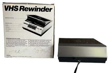 Vintage GEMINI VHS Rewinder In Original Box