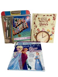 Children Lot Travel Entertainment Five Minute Stories And Paper Dress For Frozen Nice Fun Lot