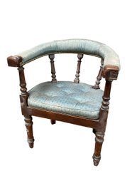 Vintage Barrel Back Club Style Chair  Sturdy