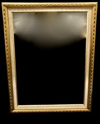 Large Frame Gold With Design And White Cloth