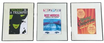 Trio Of Small Broadway Musicals Posters (B10)