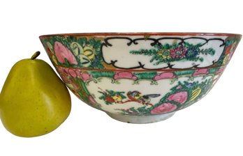 Antique Famille Rose Porcelain Bowl (C)