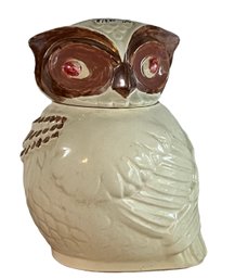 Vintage 1920s Owl Cookie Jar (H)
