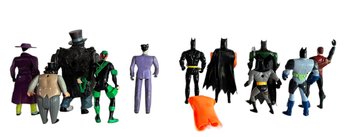 Collection Of Vintage Batman & His Enemies Action Figures
