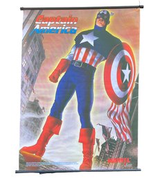 2003 Marvel 'Captain America' Mesh Poster