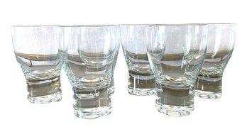 Six Vintage Bormioli Cocktail Glasses From Italy