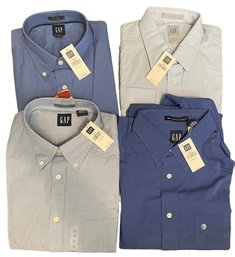 Four New With Tags Mens Shirts Size L From The Gap