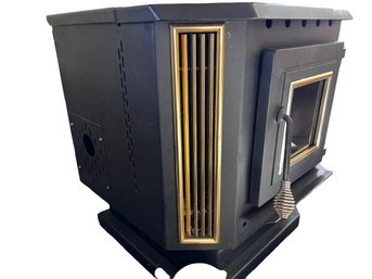 Pellet Stove With Heat And Fan Controls