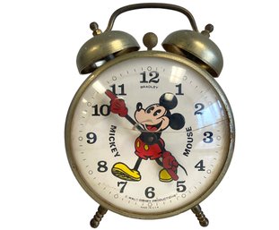 Vintage Walt Disney Productions 'Mickey Mouse' Alarm Clock By Bradley