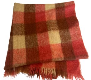 Vintage 'The Scotch House' Mohair Blanket