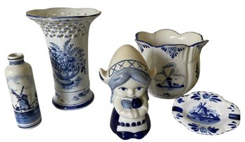 Blue & White Delft Porcelains