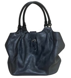 Brooks Brothers Black Leather Handbag