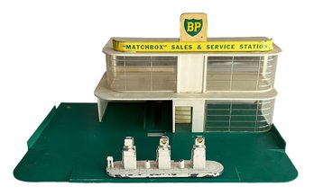 Vintage Matchbox BP Gas Station