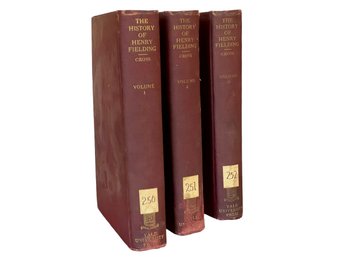 3 Vols. The History Of Henry Fielding By Wilbur L. Cross