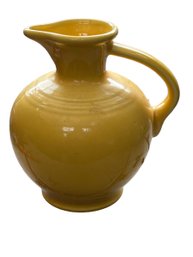 Lemon Yellow Fiestaware Ceramic Pitcher