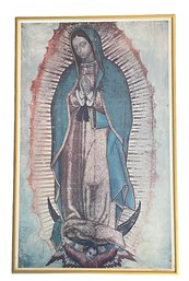 Print  Of Guadalupe, Patron Of Mexico