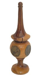 Vintage Olive Wood Havdalah Bessamin Spice Jar