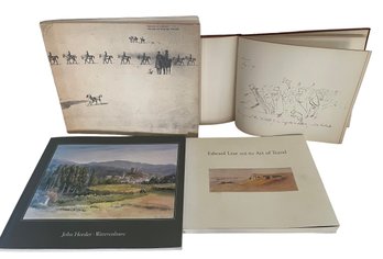 Two Books By Edward Lear And Two Others On British Art