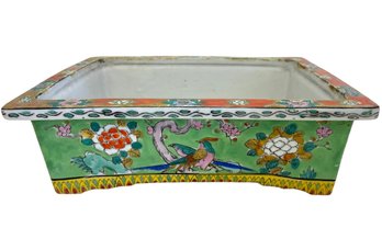 Antique Japanese  Porcelain Planter (P)