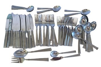 Service For 12 - Wallace Fine 18/10 Stainless Flatware - 63  Pieces