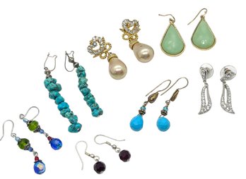 Pierced Earring Collection - 7 Pairs