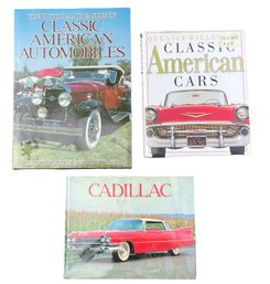 Three Books On Vintage Cadillacs & Autos